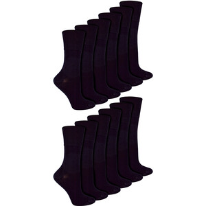 12 Pairs Diabetic Bamboo Socks  Non Elastic Gentle Grip Top Socks