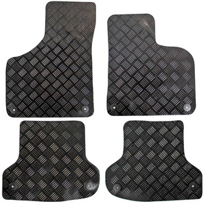 Audi A3 2003 - 2012 Tailored Rubber Car Mats Black 4pc Floor Set