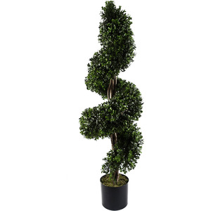 Spiral Buxus Artificial Tree UV Resistant Outdoor Topiary