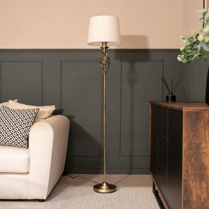 Memphis Barley Twist Floor Lamp with Shade