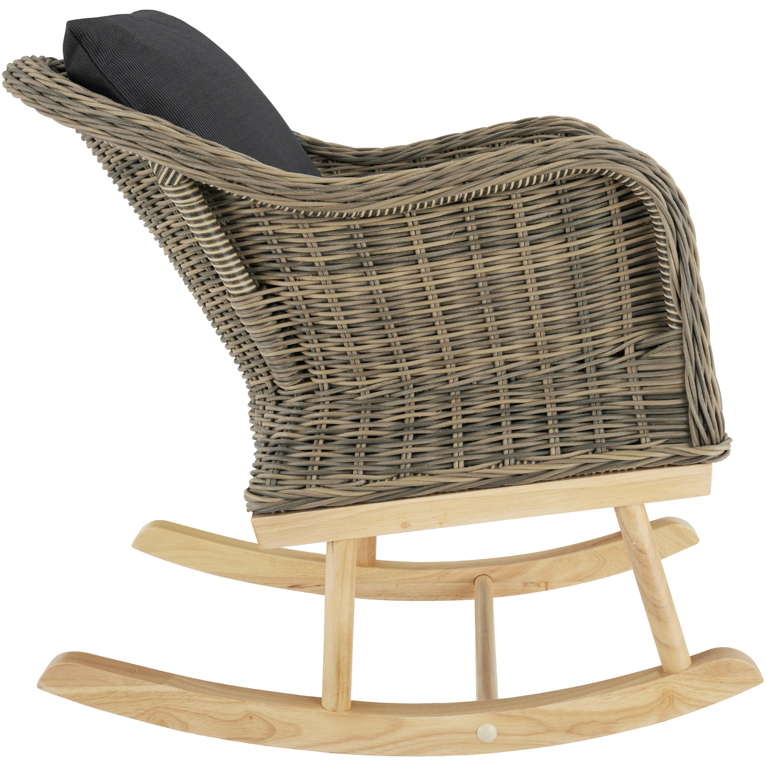 Garden Chair Rovigo With Footstool - Nature
