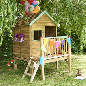Winny Platform Playhouse with Veranda