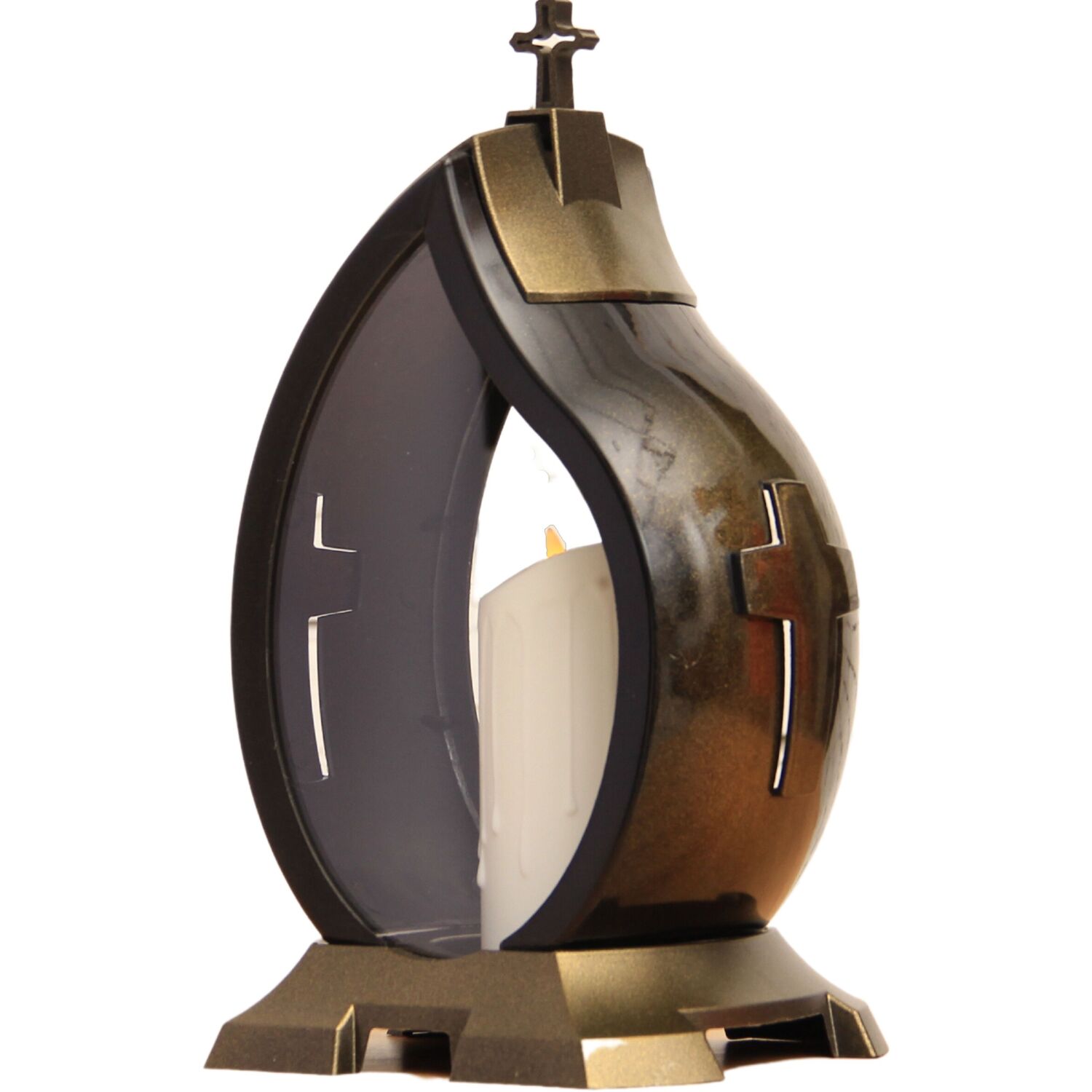 Image of Candle Flame Shape Memorial Grave Lantern&hellip;