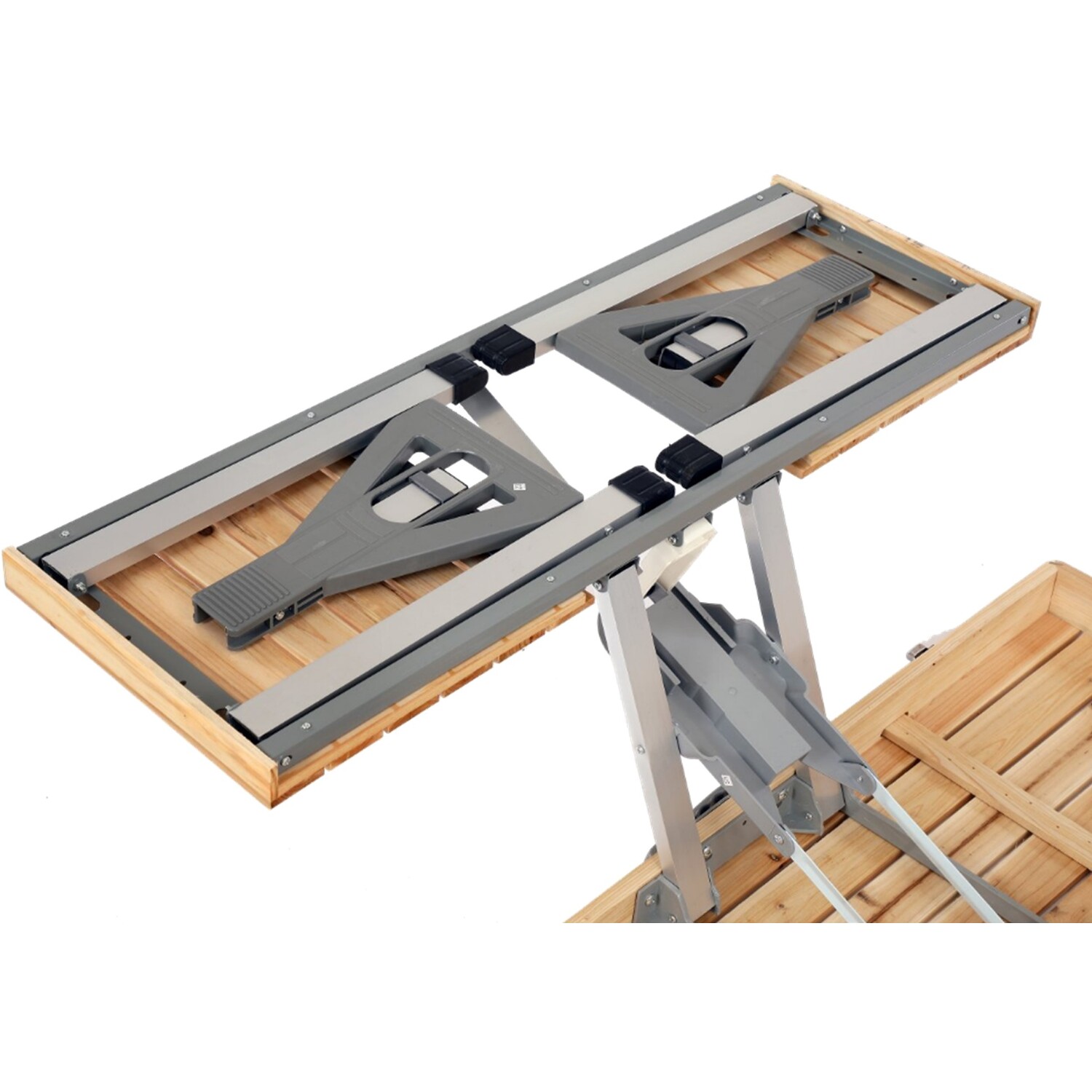 Portable Wooden Folding Outdoor Picnic Table and Bench Set 4 Seats