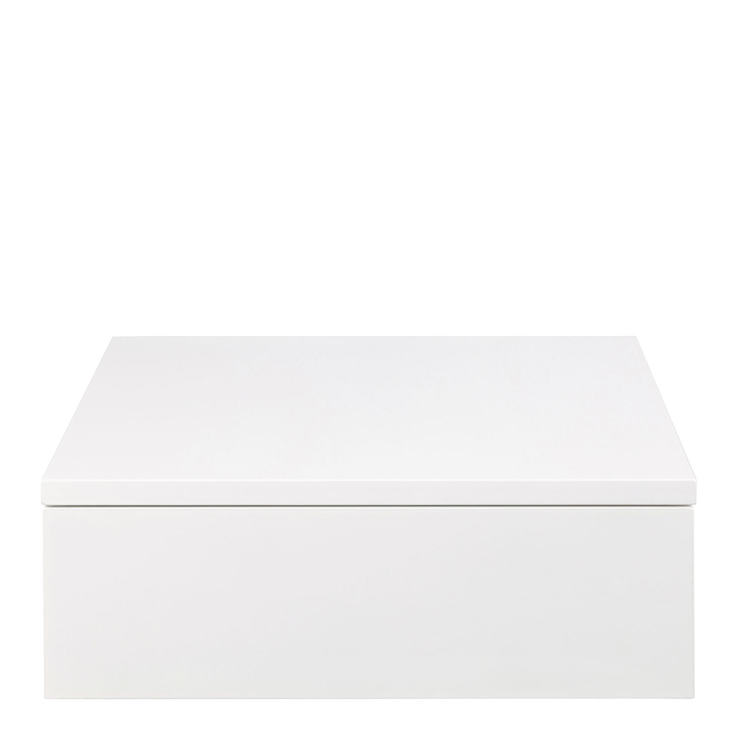 Avignon Square Bedside Table - White