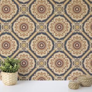 Caspia Decorative Floral Retro Wallpaper