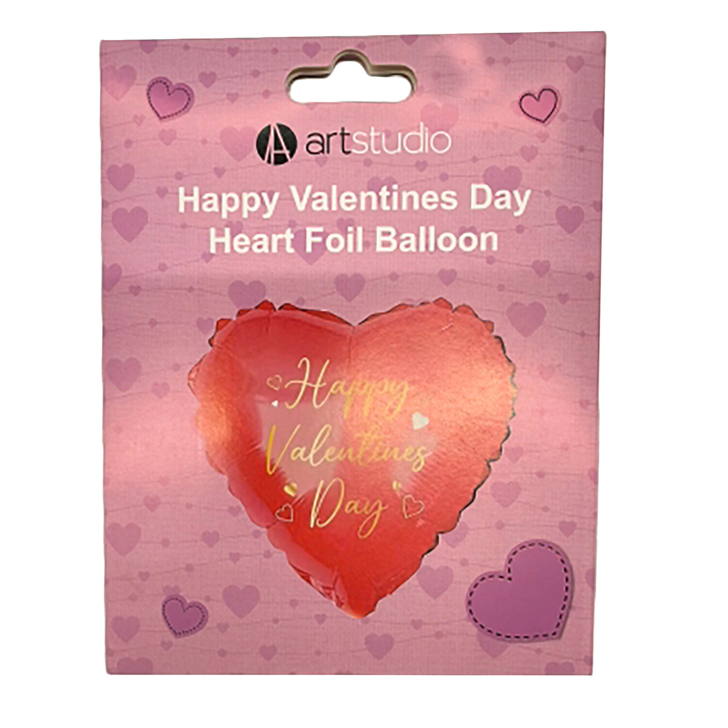 Happy Valentines Day Heart Shaped Foil Balloon