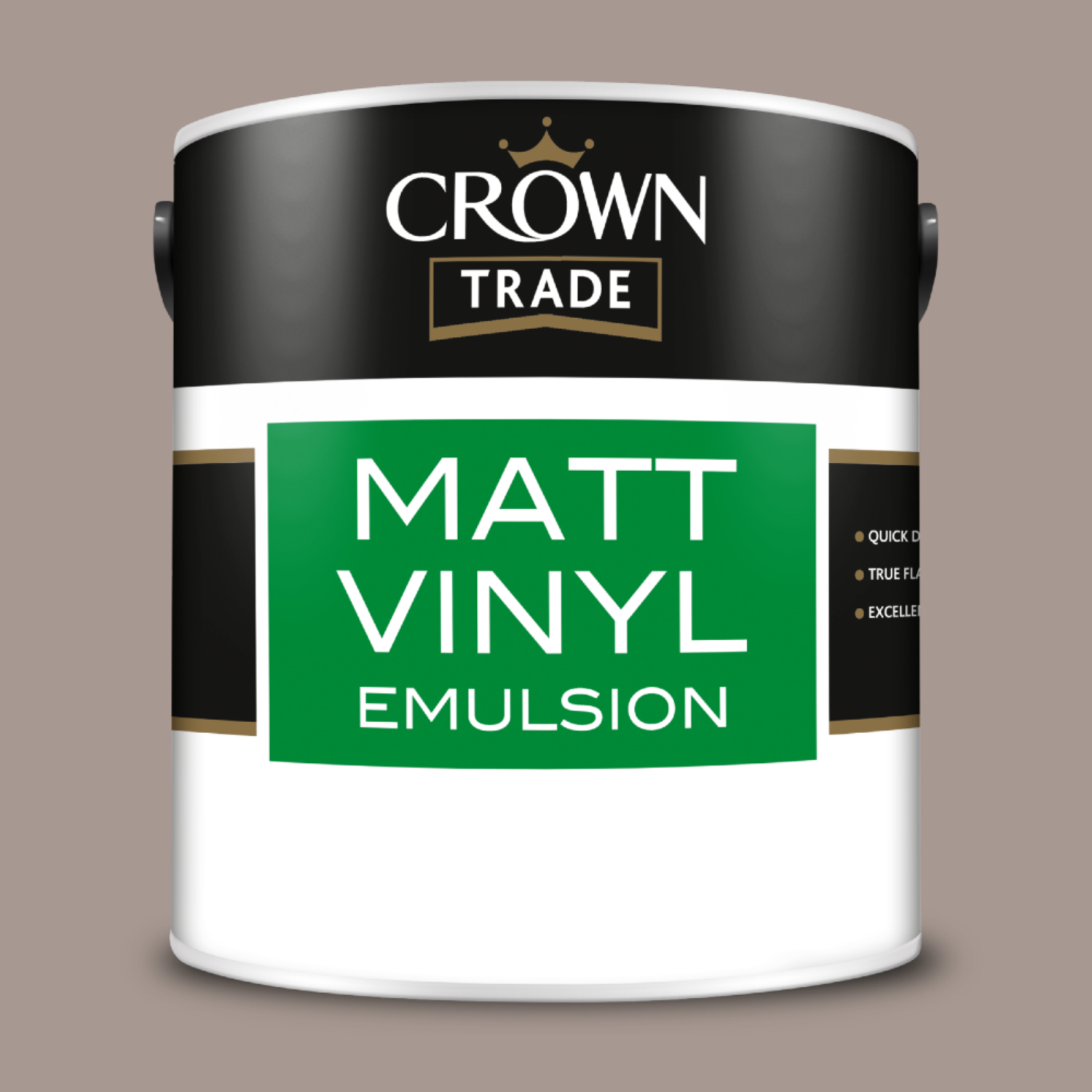 Crown Trade Vinyl Matt Mixed Colour - Crushed Chocolate  / 2.5l