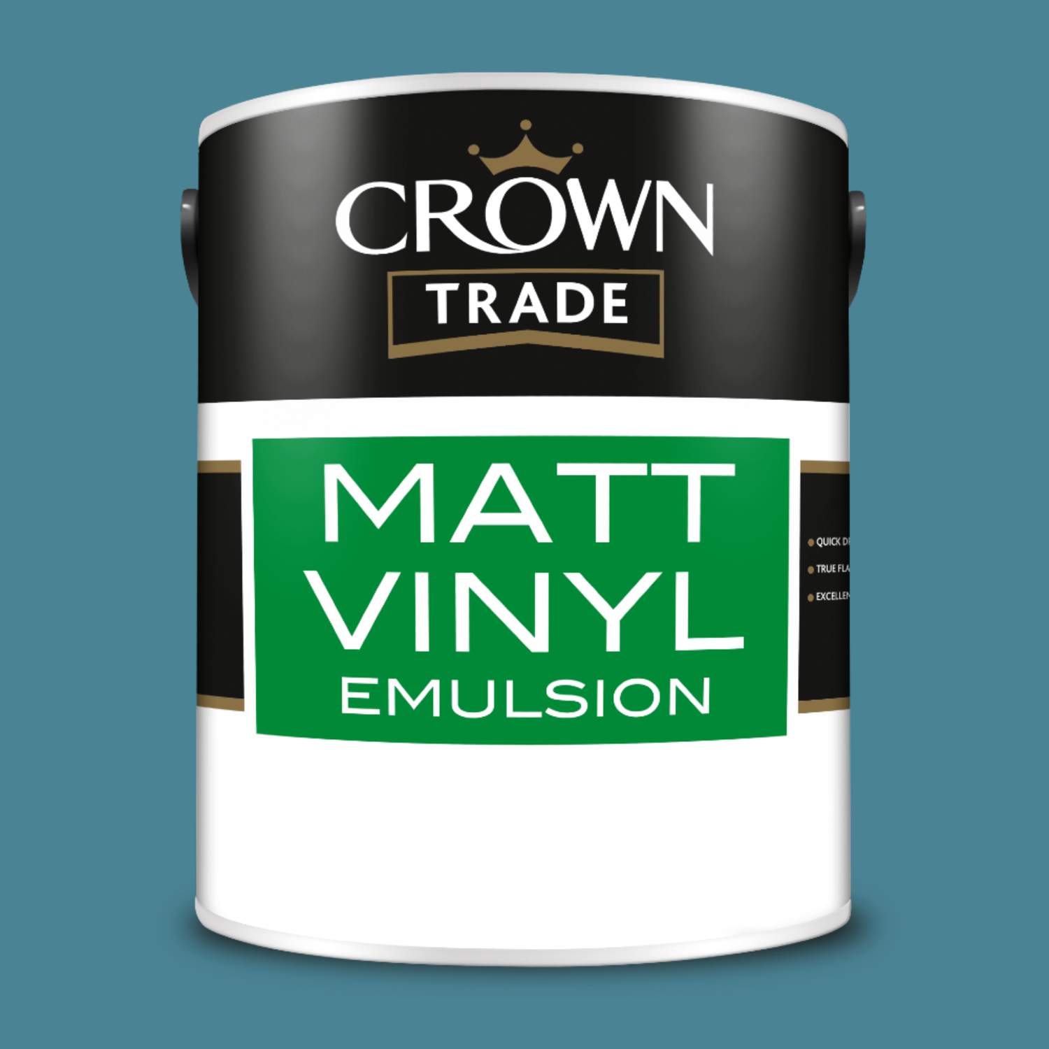 Crown Trade Vinyl Matt Mixed Colour - Teal  / 5l