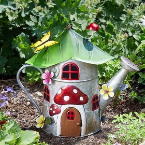 Garden Metal Watering Can Ornament