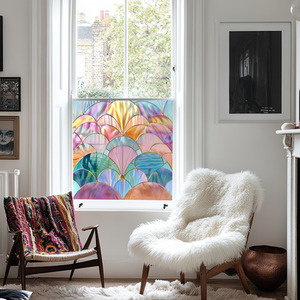 Osiglia Art Deco Stained Glass Privacy Window Film