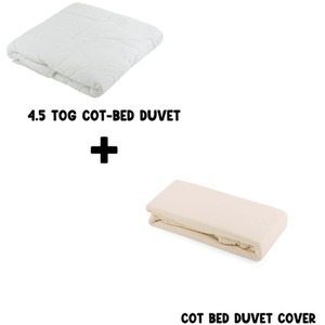 Junior Joy Baby 4.5 TOG Cot Bed Duvet and Duvet Cotton Cover Set  120x150cm