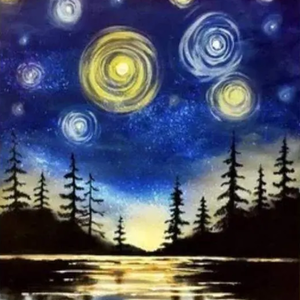 Starry Night Diamond Painting Kit