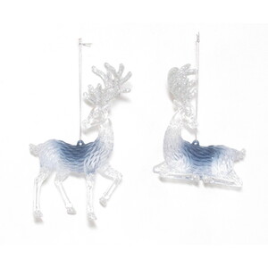 Frosted Blue Reindeer
