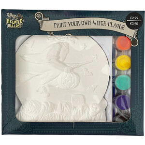 Paint Your Own Witch Plaque