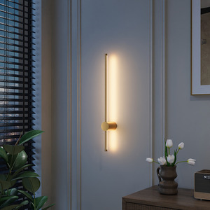 60CM Gold 360 Degree Rotatable Linear LED Wall Light