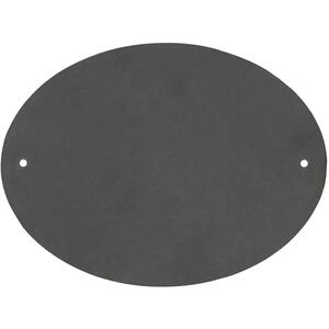 Linea Oval Blank Slate House Sign