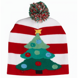 Flashing Party Beanie Hat with LEDs
