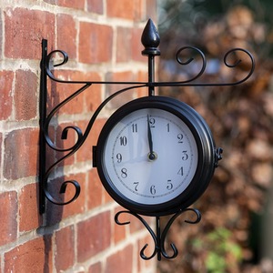 Sedgewick Double-Sided Station Clock
