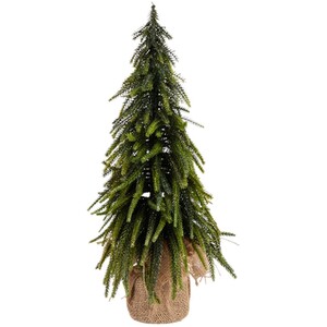 Gold Glitter Downswept Tree