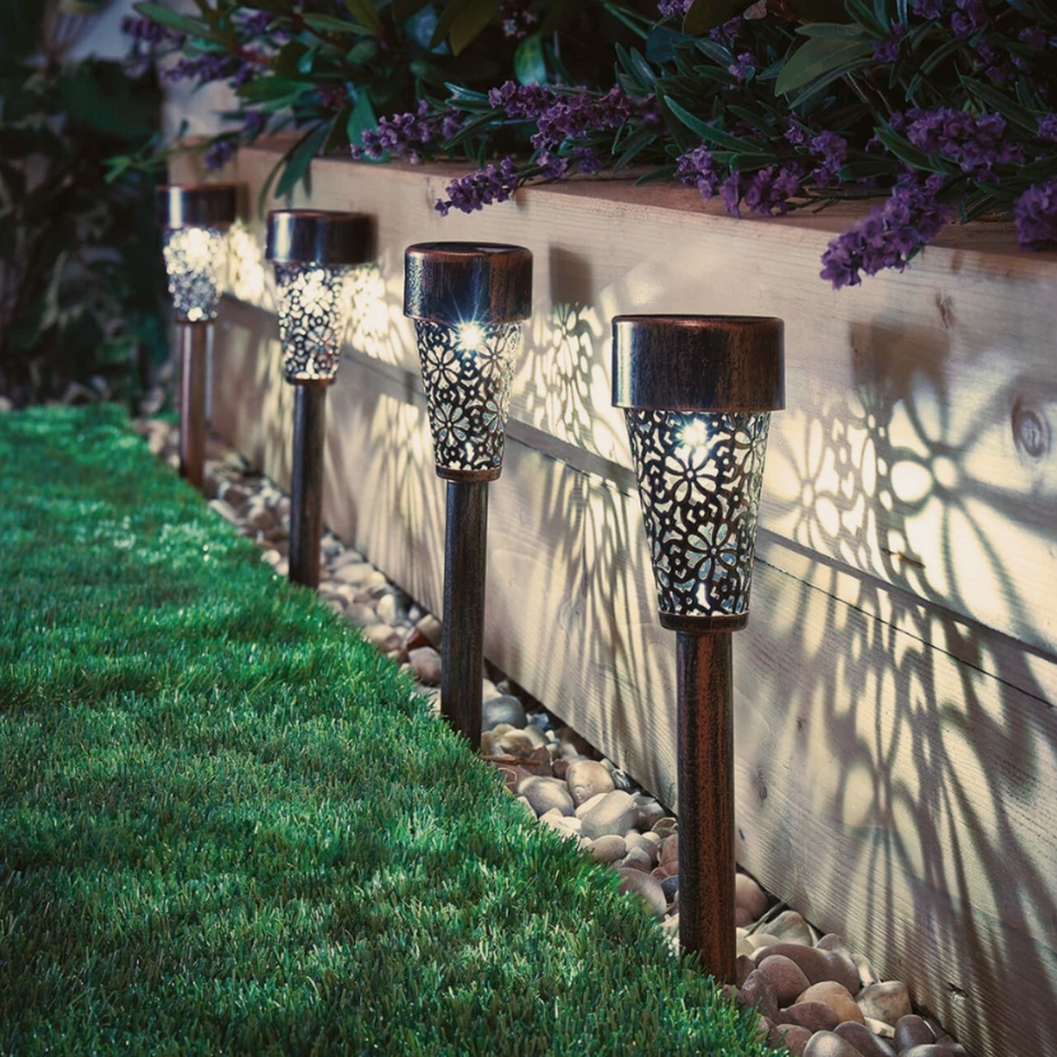 Image of Set of 6 Damasque Stake Lights&hellip;