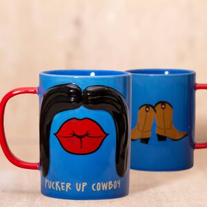 Moustache Lipstick Mug 18oz