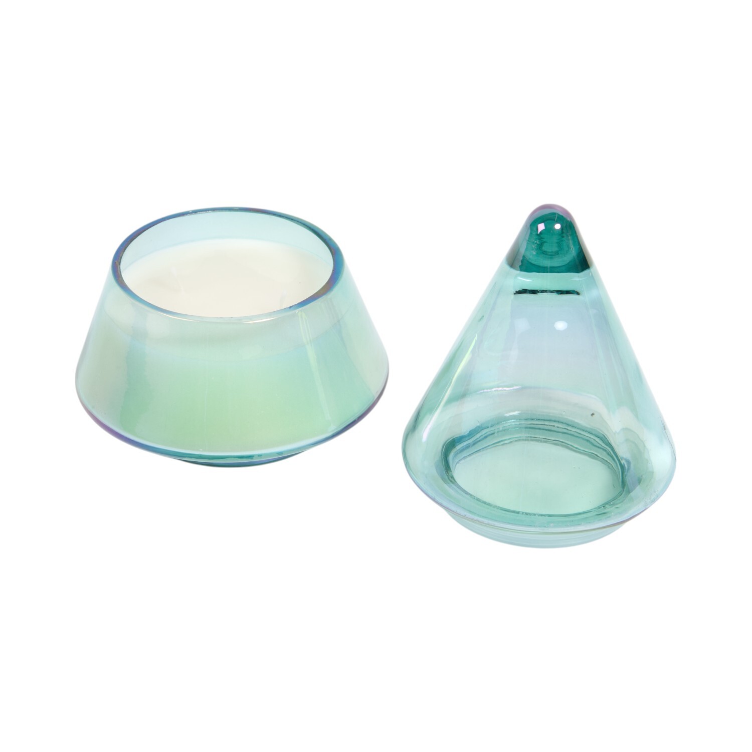 Assorted Glass Tree Candle