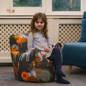 Childs Bean Bag Armchair Kids Bean bag Chair Printed Beanbags