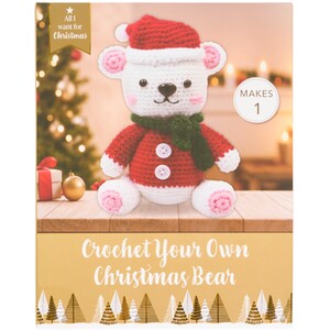 Crochet Your Own Christmas Bear Kit