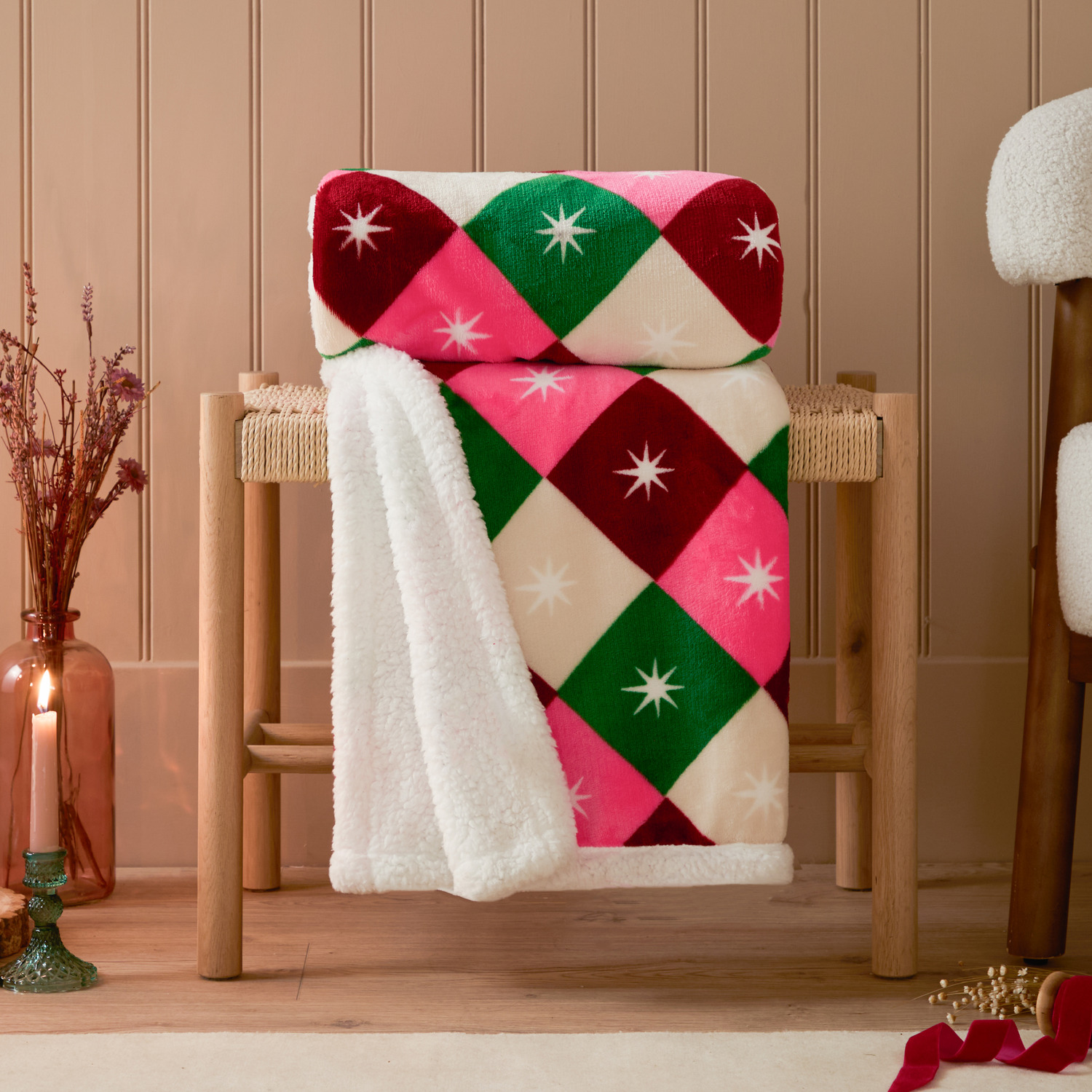 Geometric Throw Star Sherpa Geometric Throw