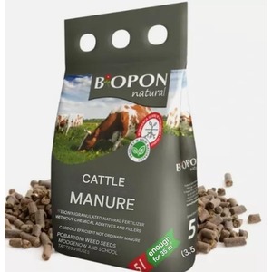 Natural Cattle Manure Granules 10l Organic Fertiliser