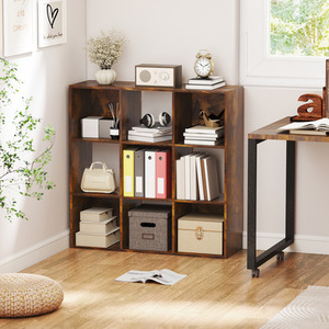 HOMCOM 3-tier 9 Cubes Storage Bookshelf
