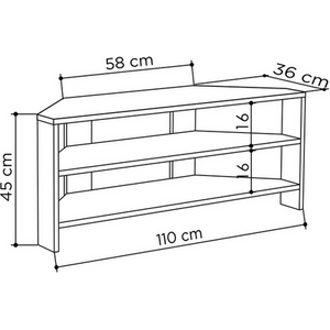 Green Thales Corner TV Stand shot 10602442