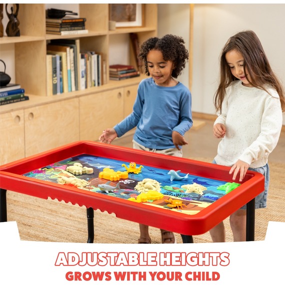 Plastic Play Tray Activity Table Sea  Dino Set