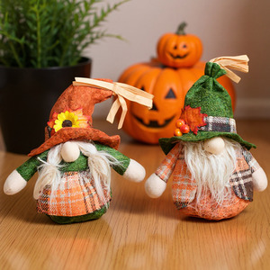 2 Pack Faceless Gnomes for Charming Autumn Decor