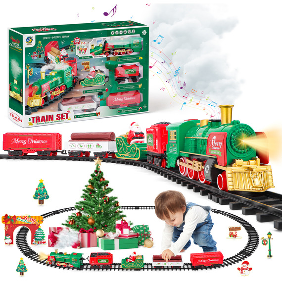 Christmas Electric Train Holiday Toy Set