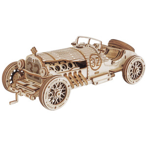 Grand Prix Car Wooden Puzzle Craft Kit