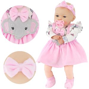 Ellie Lifelike Baby Doll with Sounds Dummy