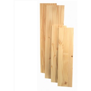 Shelf Board, Solid Pine Wood, Natural Sanded - Various Sizes