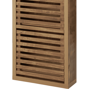 Luna 3 Door Tall Hallway Shoe Storage Cabinet Unit