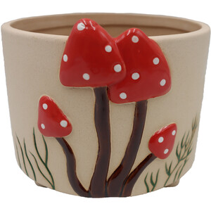 Decorative Mushroom Garden Pot