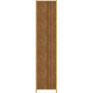 Brown & Wood & Translucent / 130cm Narrow Bookcase Storage Unit with Acrylic Doors shot 11446148