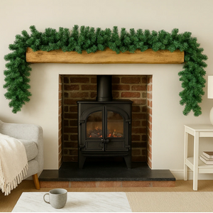 3 pack of 9ft Luxury Traditional Pine Christmas Garland
