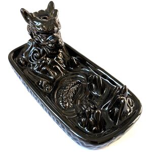 Backflow Incense Burner Dragon in Mountain