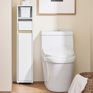 Slim Bathroom Cabinet Toilet Roll Holders