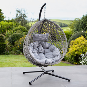 Bradshaw Swing Egg Pod Chair - Light Grey