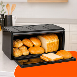 Innoteck Bread Bin with Magnetically Sealed Door
