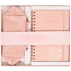 Soft Florals Stationery Set