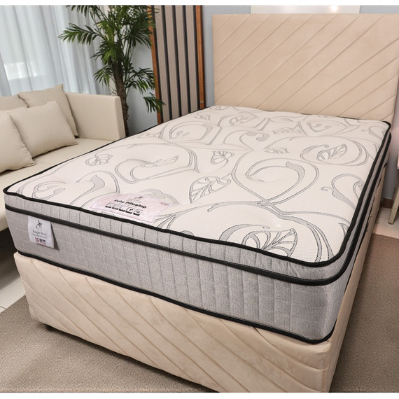 Luxury 30cm Deep Ruby Pillowtop Mattress With Multiple Layers Of Natural Filling