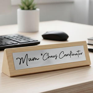 Mum Chaos Coordinator Funny Desk Sign